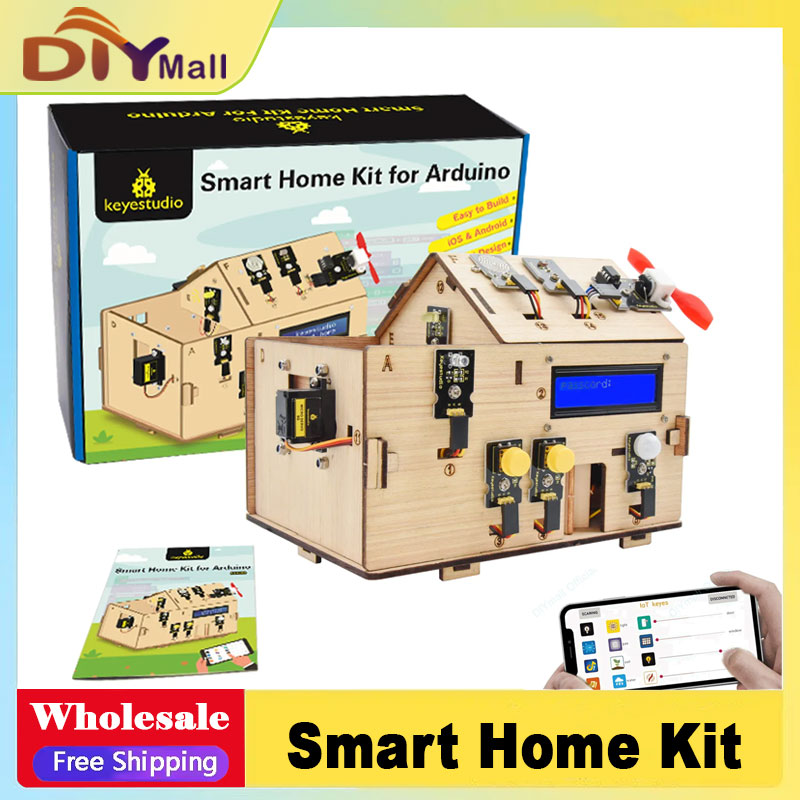 Smart Home Iot - Keyestudio Smart IoT Home Kit with