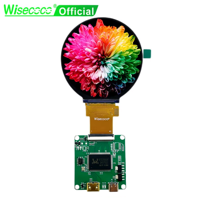 Smart Home Dashboard - Wisecoco 2.8 Inch Round Display Circular