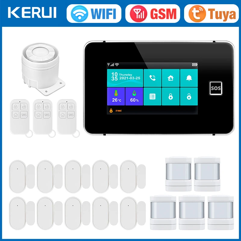 Smart Home Dashboard - KERUI G60B WIFI GSM Alarm System
