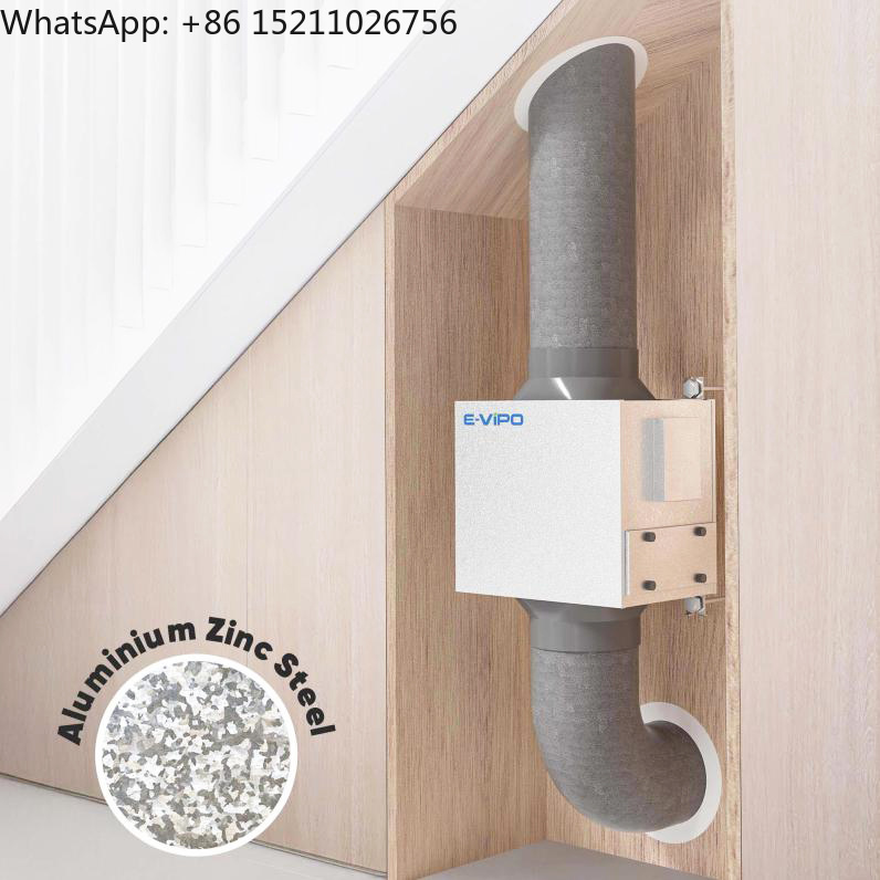 Smart Home Ventilation System - E-VIPO Flexible Unidirectional Ventilation Unit Extracting
