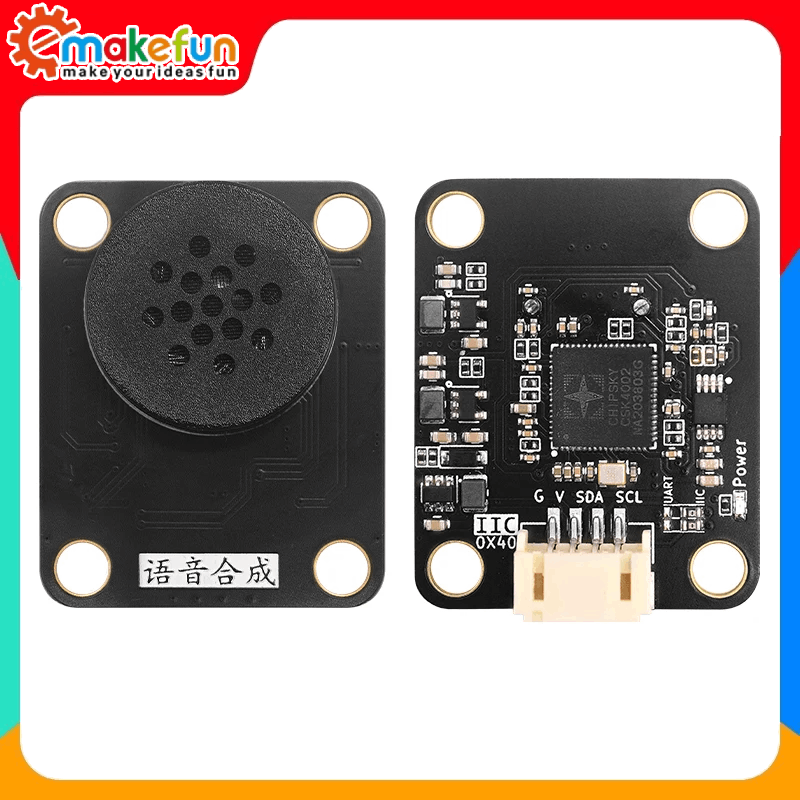 Smart Home Micro Bit - Emakefun Gravity Speech Synthesis Module Support