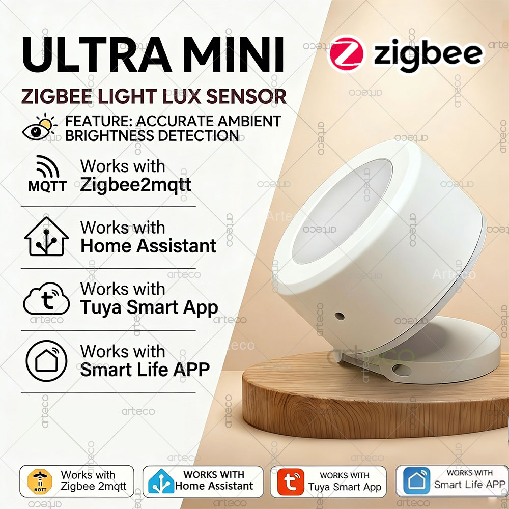 Ultra Mini Zigbee Light Sensor - Smart Home Monitoring 评论和价格