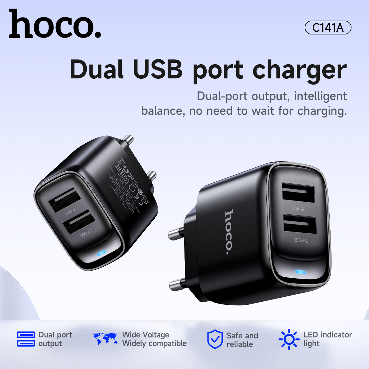 HOCO Dual USB A Phone Charging - Smart Home Samsung 评论和价格