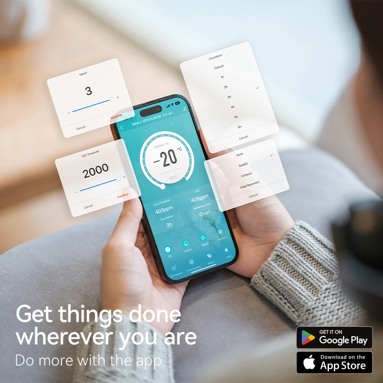 Modern Home Ductless Ventilati - Smart Home Ventilation System 评论和价格