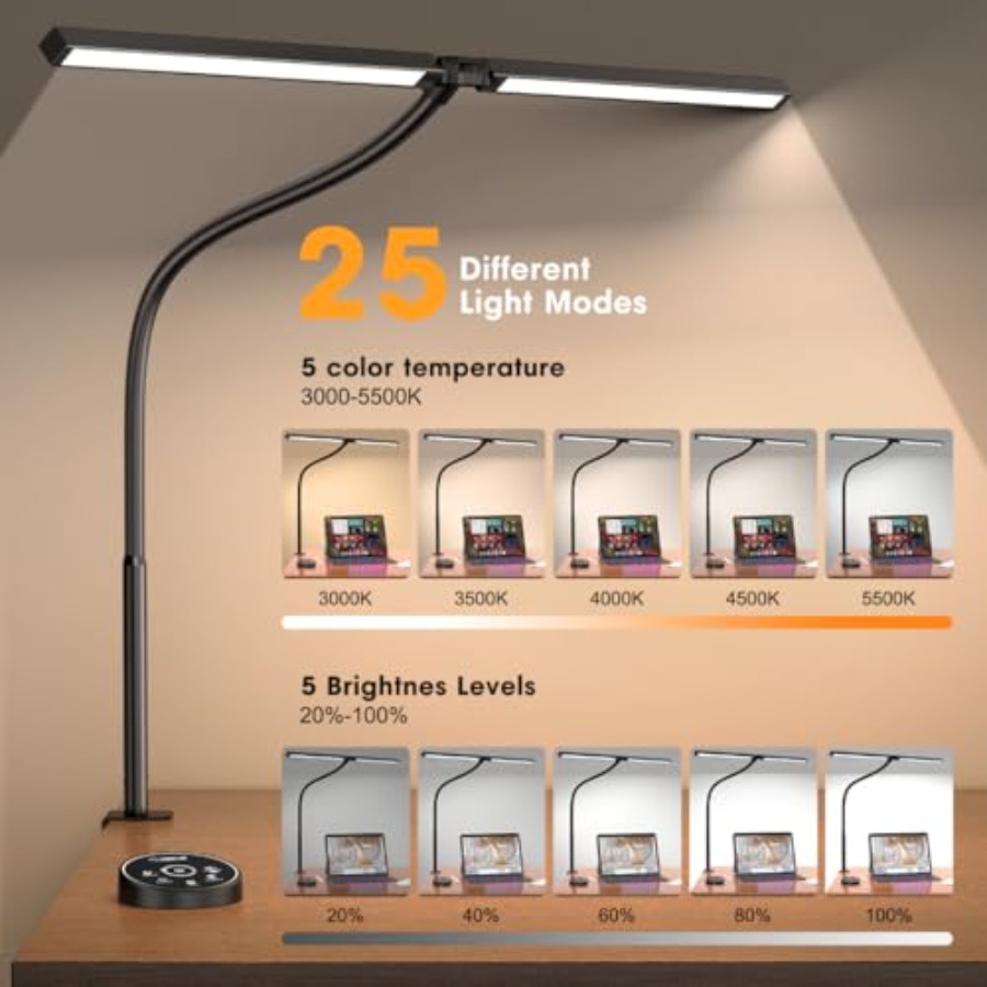 Led Desk Lamp for Office Home  - Smart Home Monitoring 评论和价格