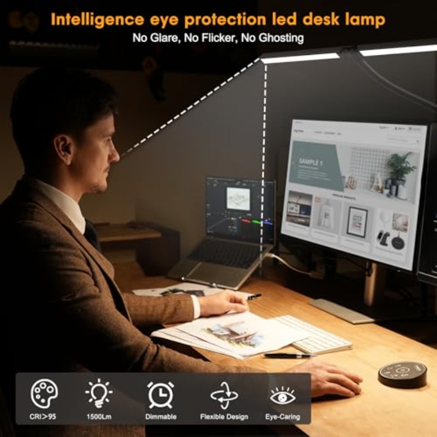 Led Desk Lamp for Office Home  - Smart Home Monitoring 评论和价格