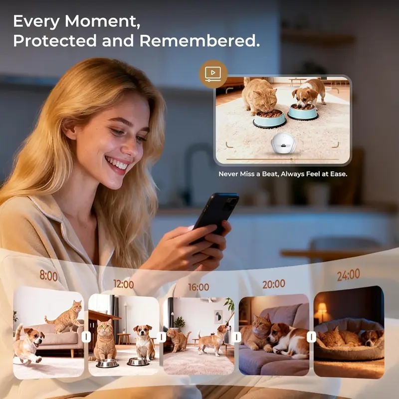 Movable Indoor Pet Robot Camer - Smart Home Sistem 评论和价格