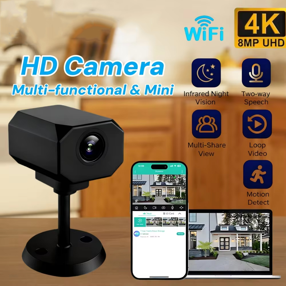 4K HD WiFi Security Camera for - Smart Home Monitoring 评论和价格