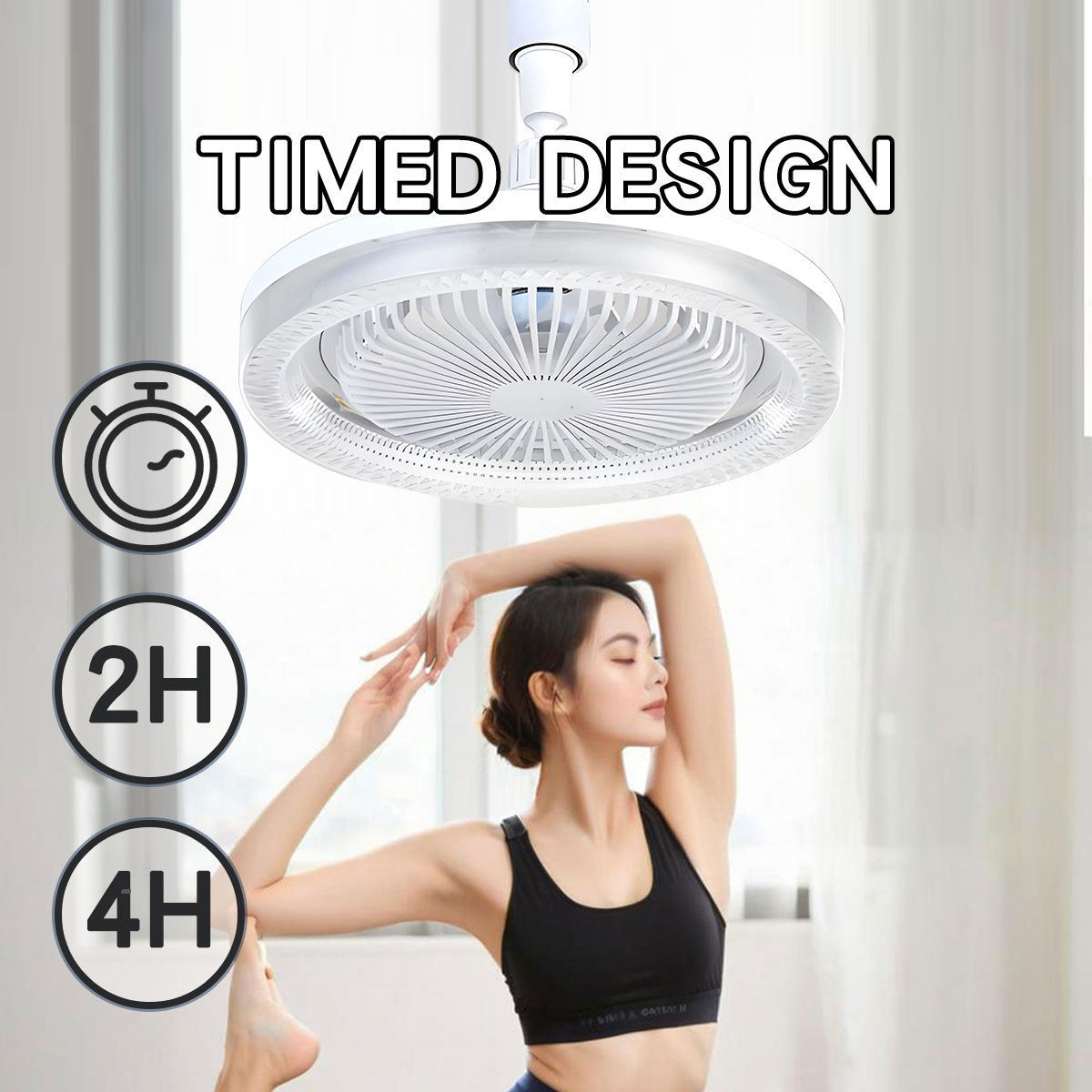 Smart 3 In 1 Ceiling Fan With  - Smart Home Ventilation System 评论和价格