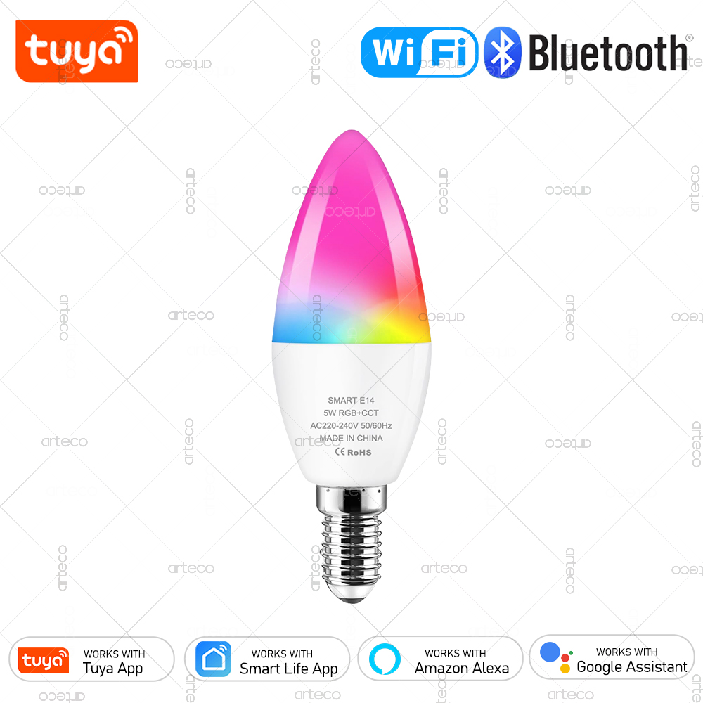 Tuya E14 Candle Lamp Smart Lif - Smart Home Design 评论和价格