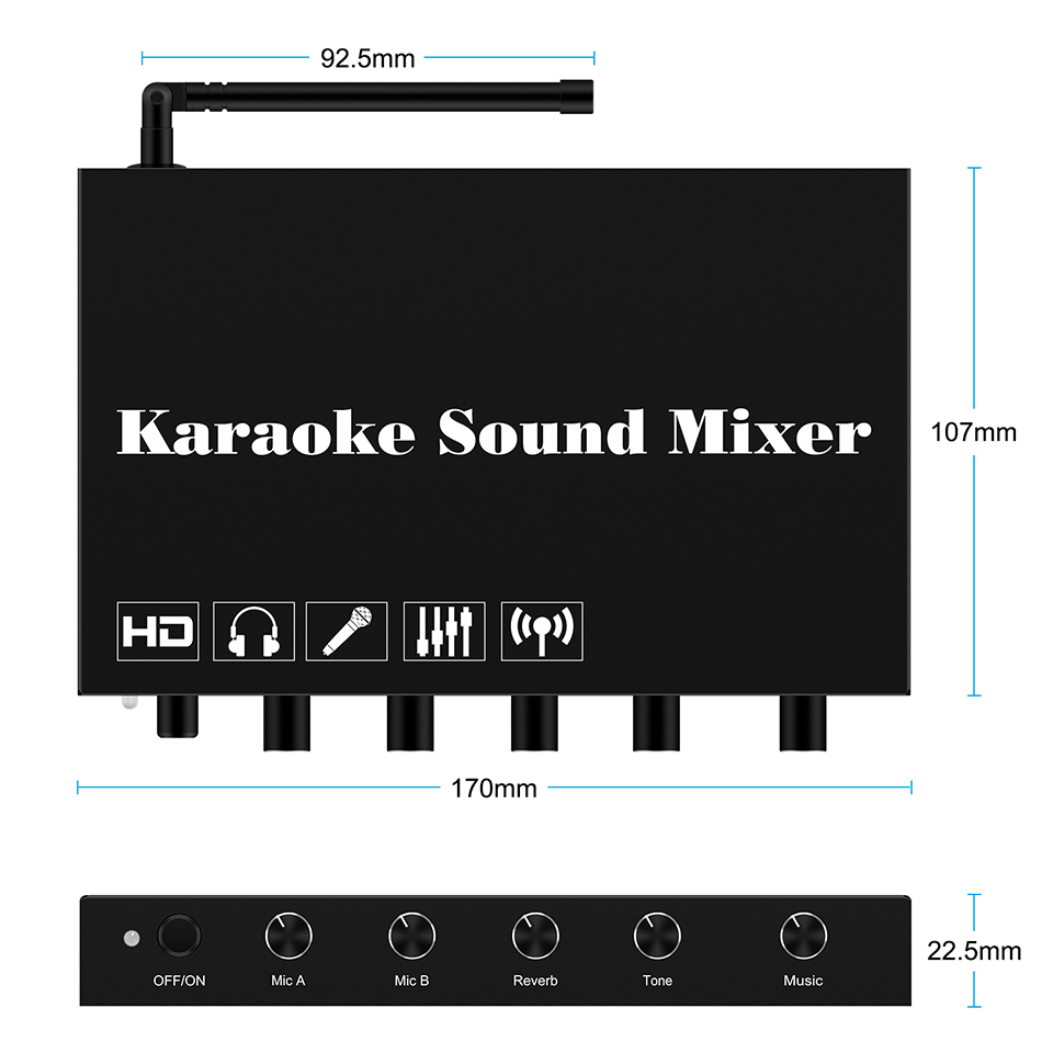 HDMI Karaoke Player Mixer Home - Smart Home Pc 评论和价格