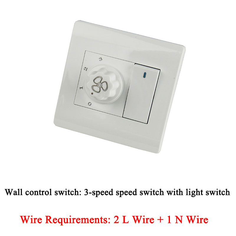 Ceiling Fan Control 3 Gear Spe - Smart Home Ventilation System 评论和价格