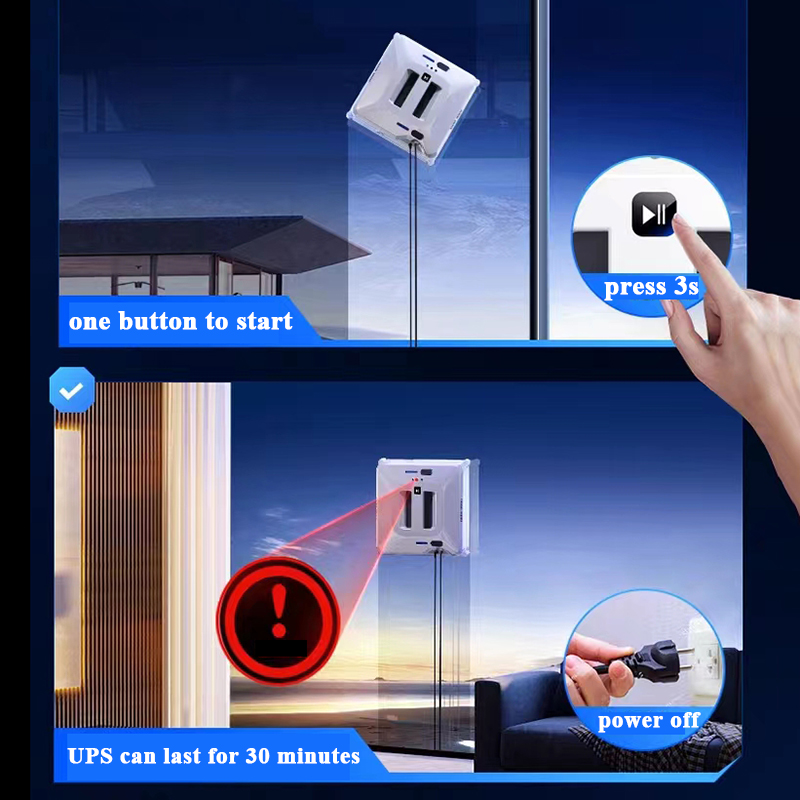 Robot Window Cleaner With Spra - Smart Home Sistem 评论和价格
