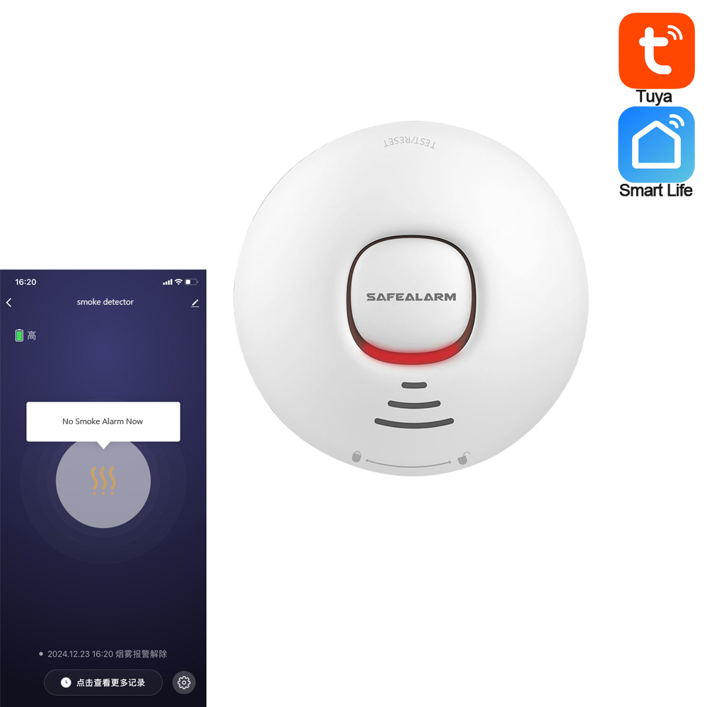 1Pcs Fire Alarm Smoke Detector - Smart Home Notifications 评论和价格