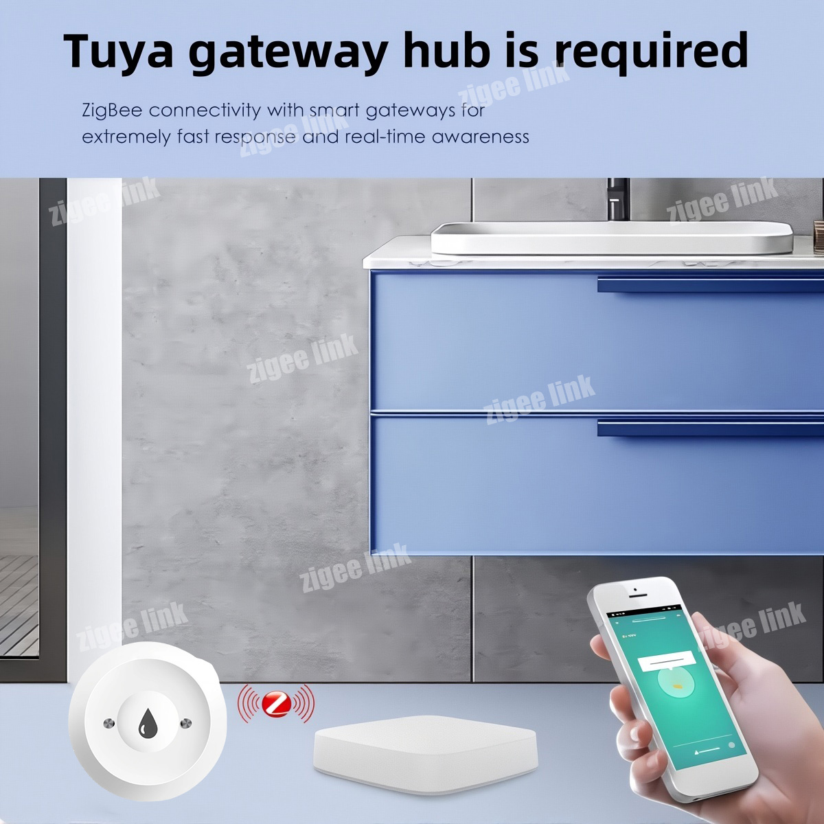 ZigBee 3.0 Water Sensor Smart  - Zigbee Gateway 评论和价格
