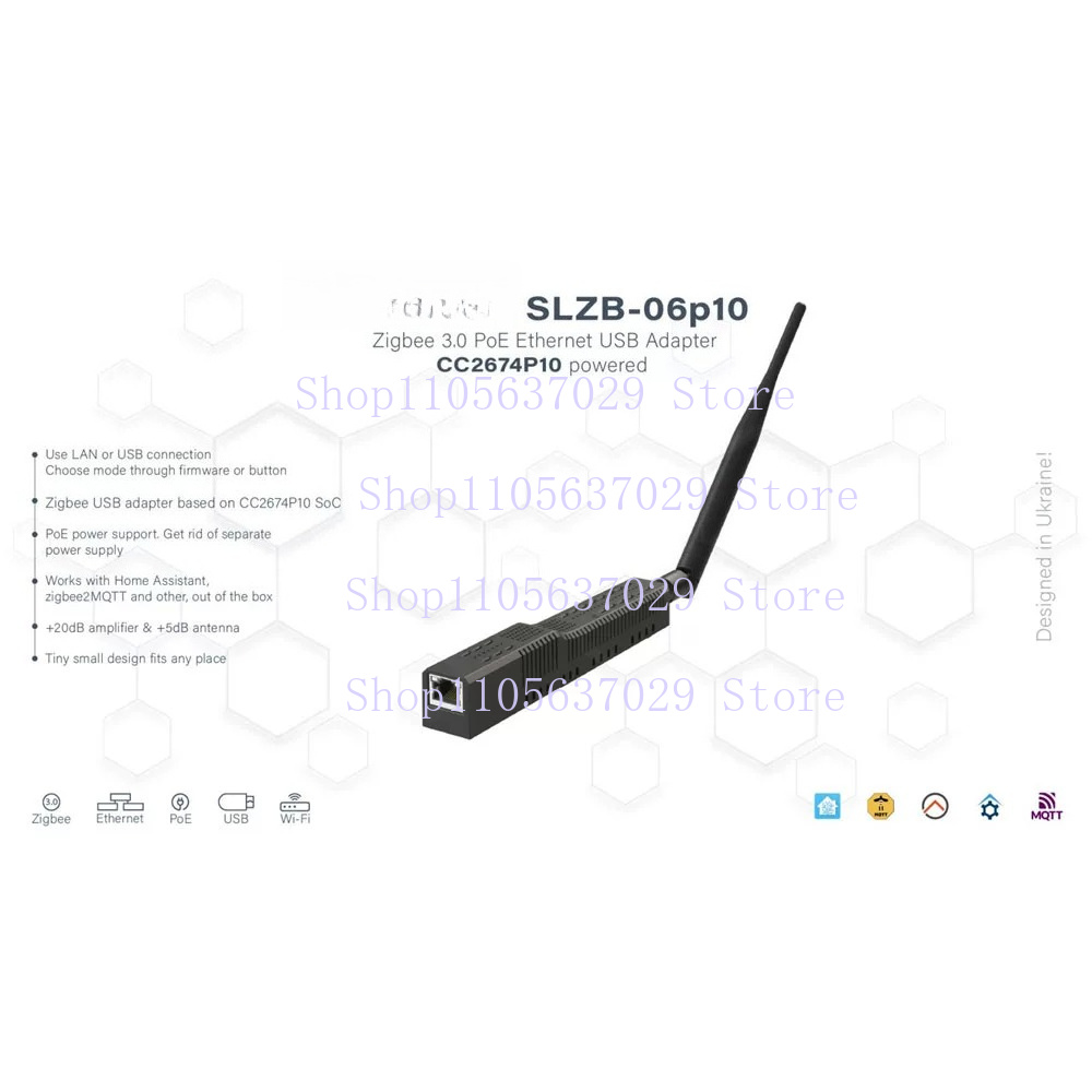 SLZB-06P10 PoE Zigbee Gateway  - Zigbee Gateway 评论和价格