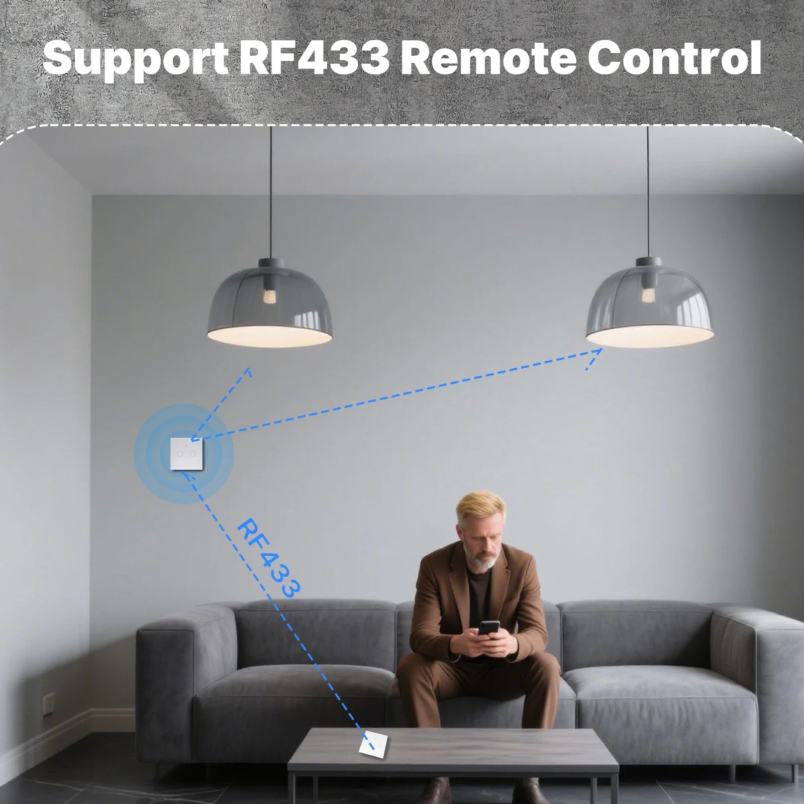 MOES WiFi+RF433 Smart Touch Sw - Smart Home Design 评论和价格