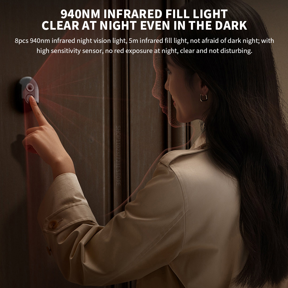 MIJIA Smart Cat eye 2 WiFi Wir - Smart Home Video Doorbell App 评论和价格