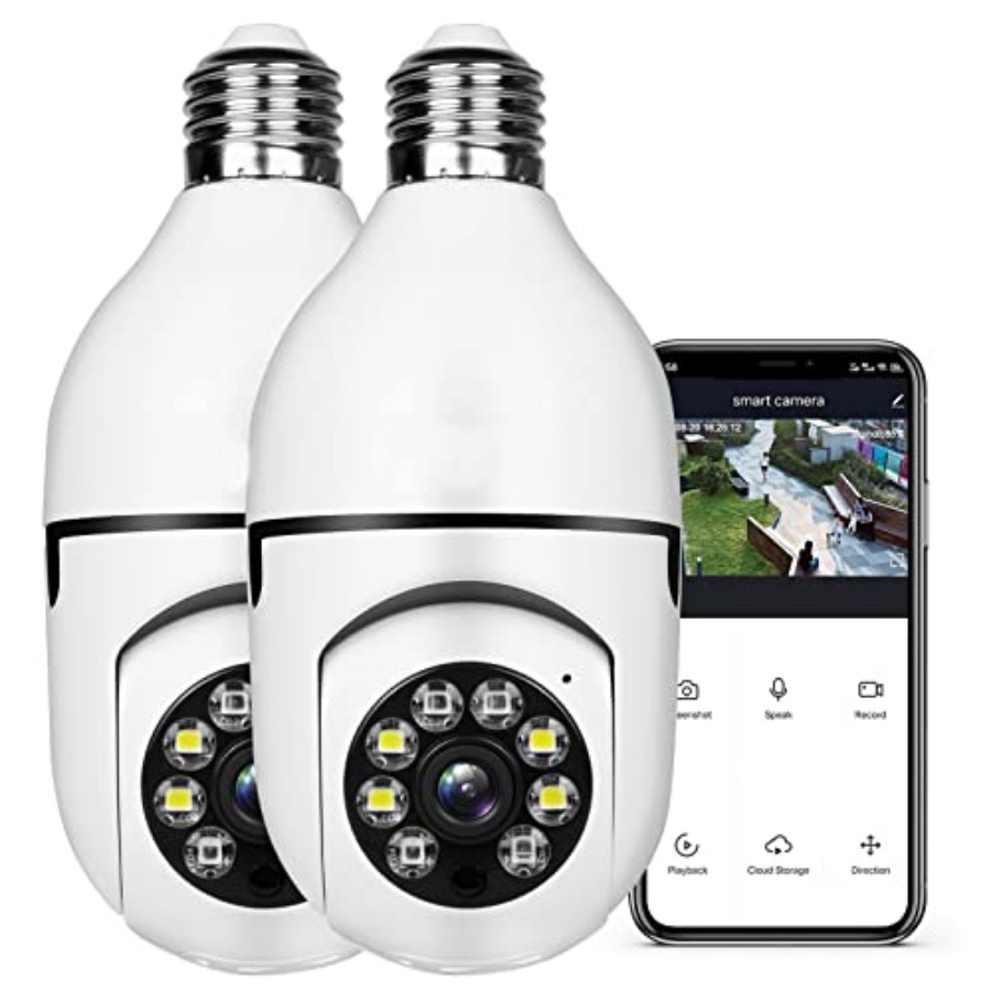 Light Bulb 1080P Security Wire - Smart Home Security 评论和价格