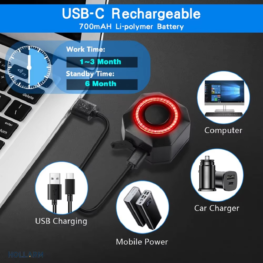 Hollarm Smart Bike Taillight A - Smart Home Dashboard 评论和价格