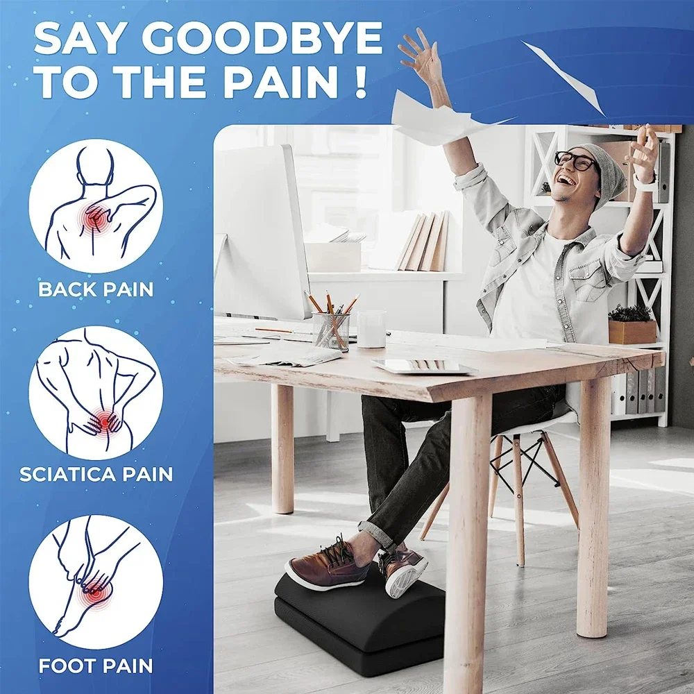 Under Desk Foot Rest Adjustabl - Smart Home Pc 评论和价格