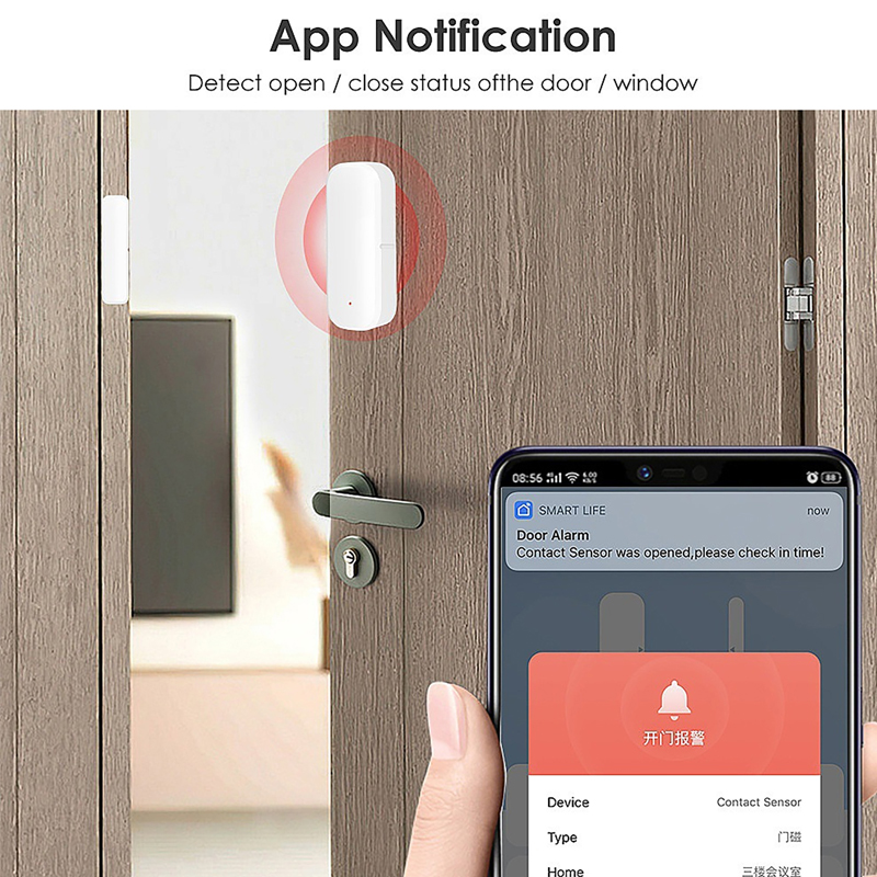 Tuya Smart WiFi Door Sensor Sm - Smart Home Notifications 评论和价格