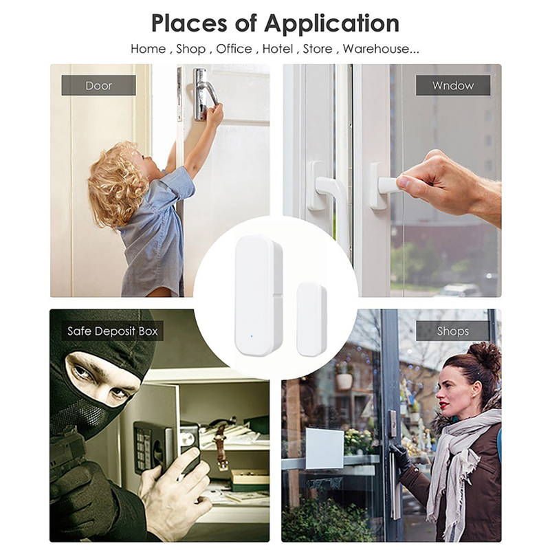 Tuya Smart WiFi Door Sensor Sm - Smart Home Notifications 评论和价格