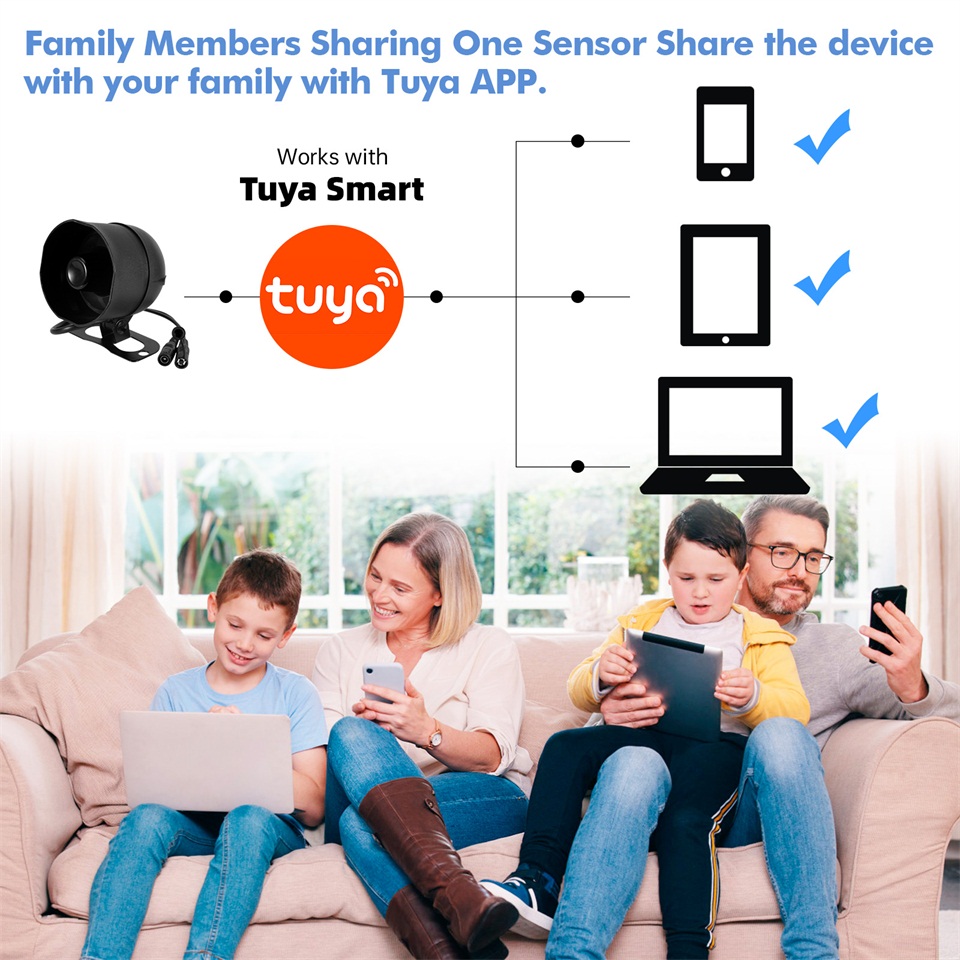 KERUI 120db Tuya Smart WiFi Lo - Smart Home Speaker 评论和价格