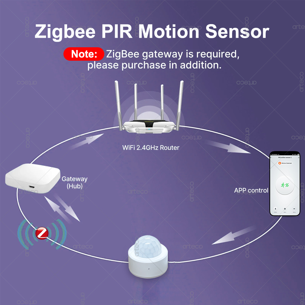 Zigbee 3.0 Mini PIR Motion Sen - Zigbee Gateway 评论和价格