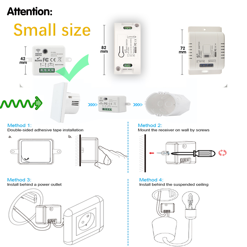 WIFI Mini switch Tuya Smart Li - Smart Home Dashboard 评论和价格