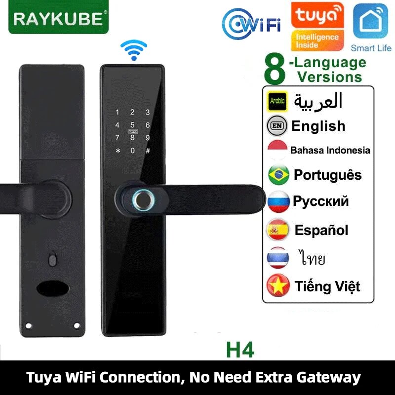 Tuya Wifi Smart Lock Fingerpri - Smart Home Ezviz 评论和价格