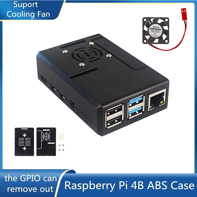 Raspberry Pi ABS Case Black Pl - Smart Home Pc 评论和价格
