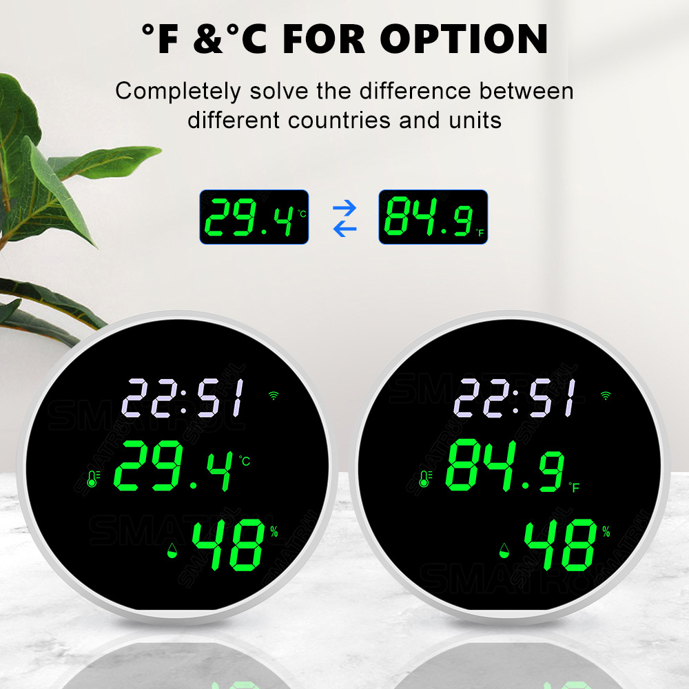 Tuya USB Smart Temperature Hum - Smart Home Design 评论和价格