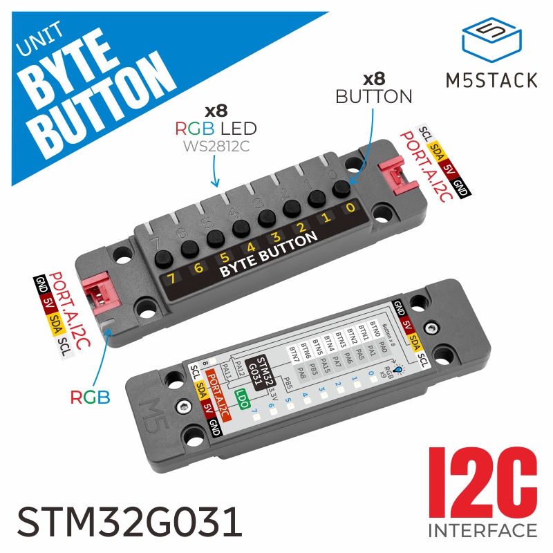 M5Stack Official Unit ByteButt - Smart Home Sistem 评论和价格