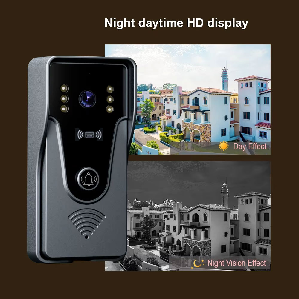 Tuya 1080P 7 Inch Color Touch  - Smart Home Video Doorbell App 评论和价格