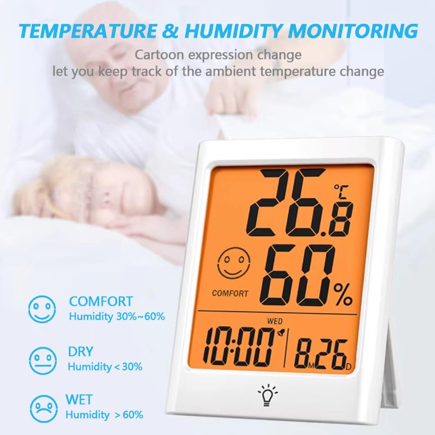 Timloon Digital Thermometer Hy - Smart Home Monitoring 评论和价格