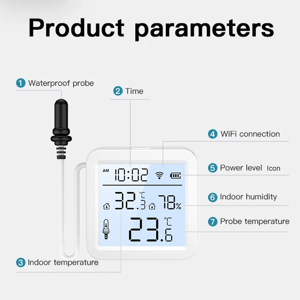 WiFi Humidity Temperature Sens - Smart Home Solution 评论和价格