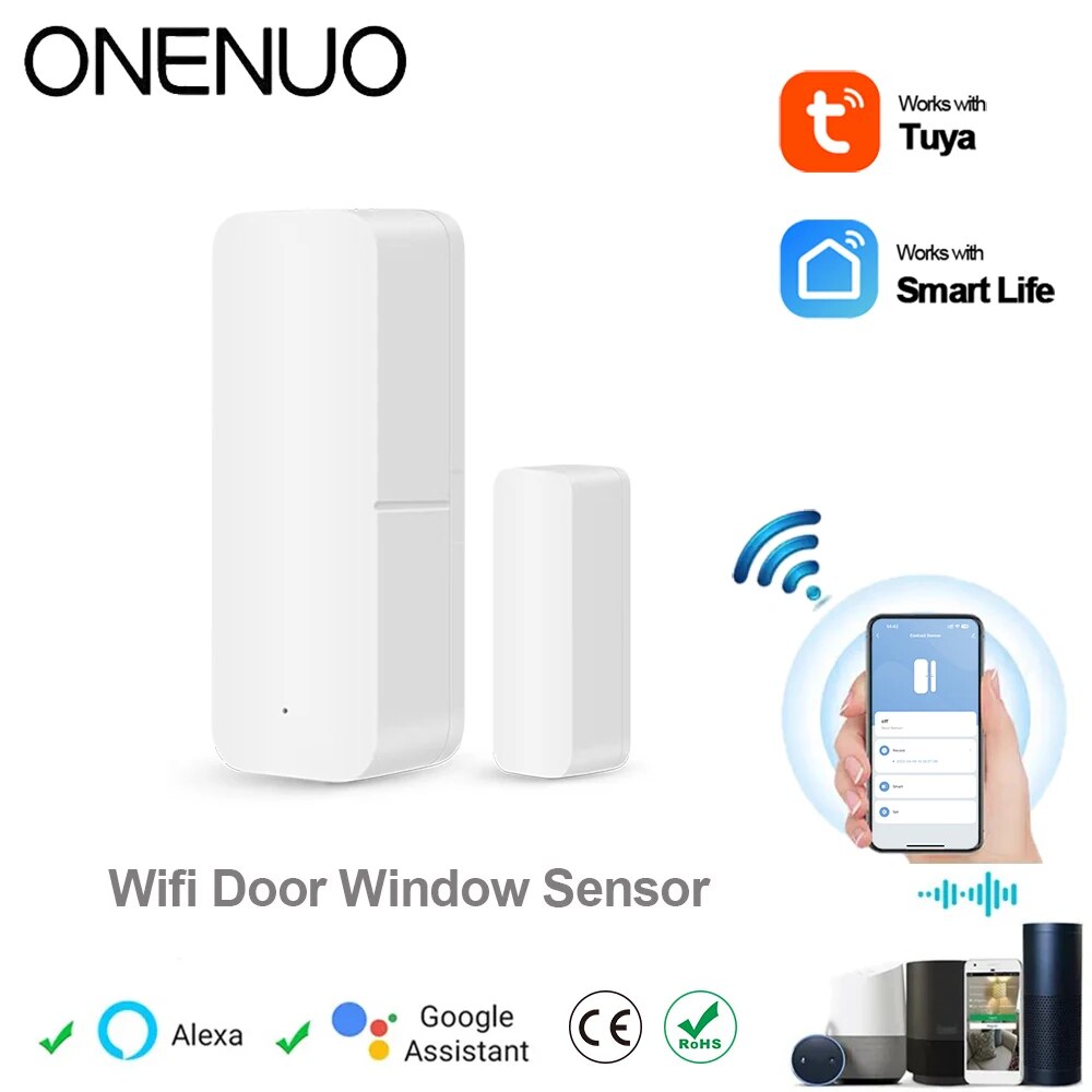 ONENUO Tuya Smart WiFi Door Se - Smart Home Notifications 评论和价格